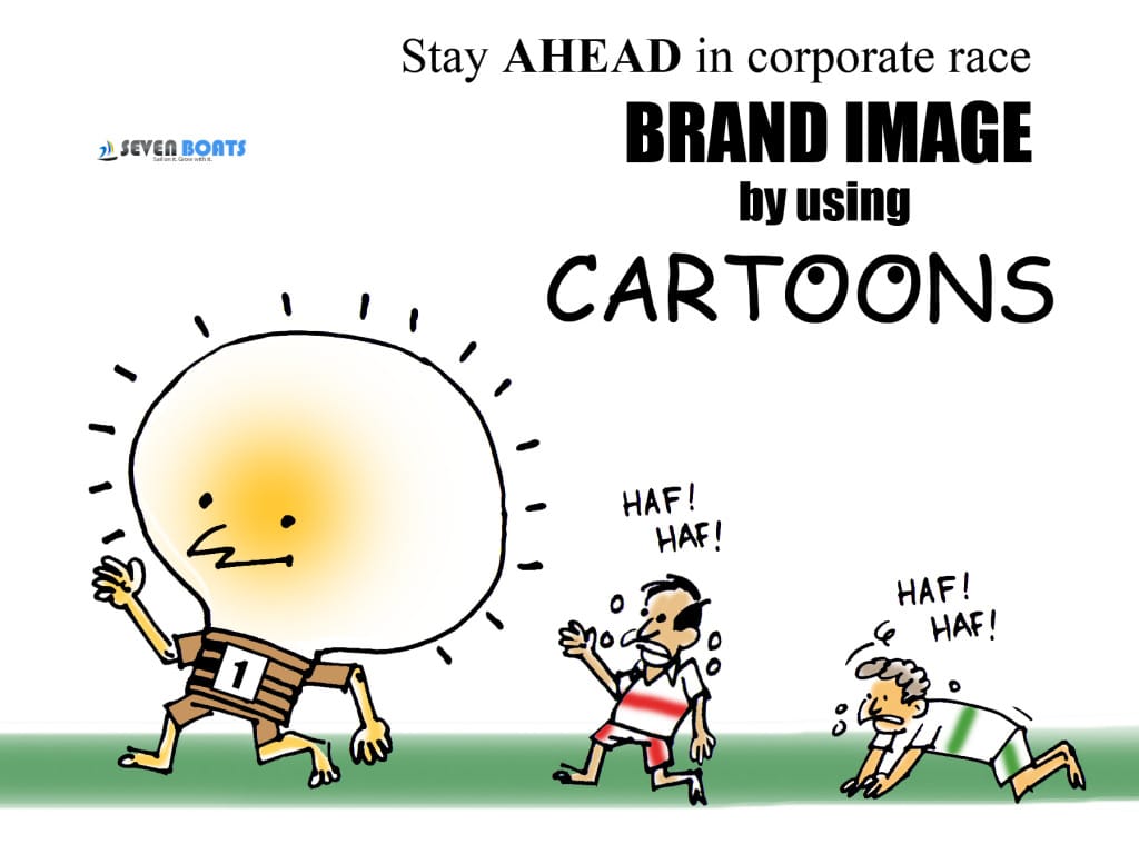 corporate cartoon service by 7boats.com